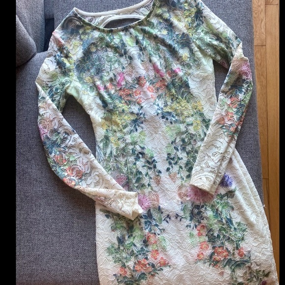 super cute white lace mini dress ! Forever 21 size M - Picture 1 of 5